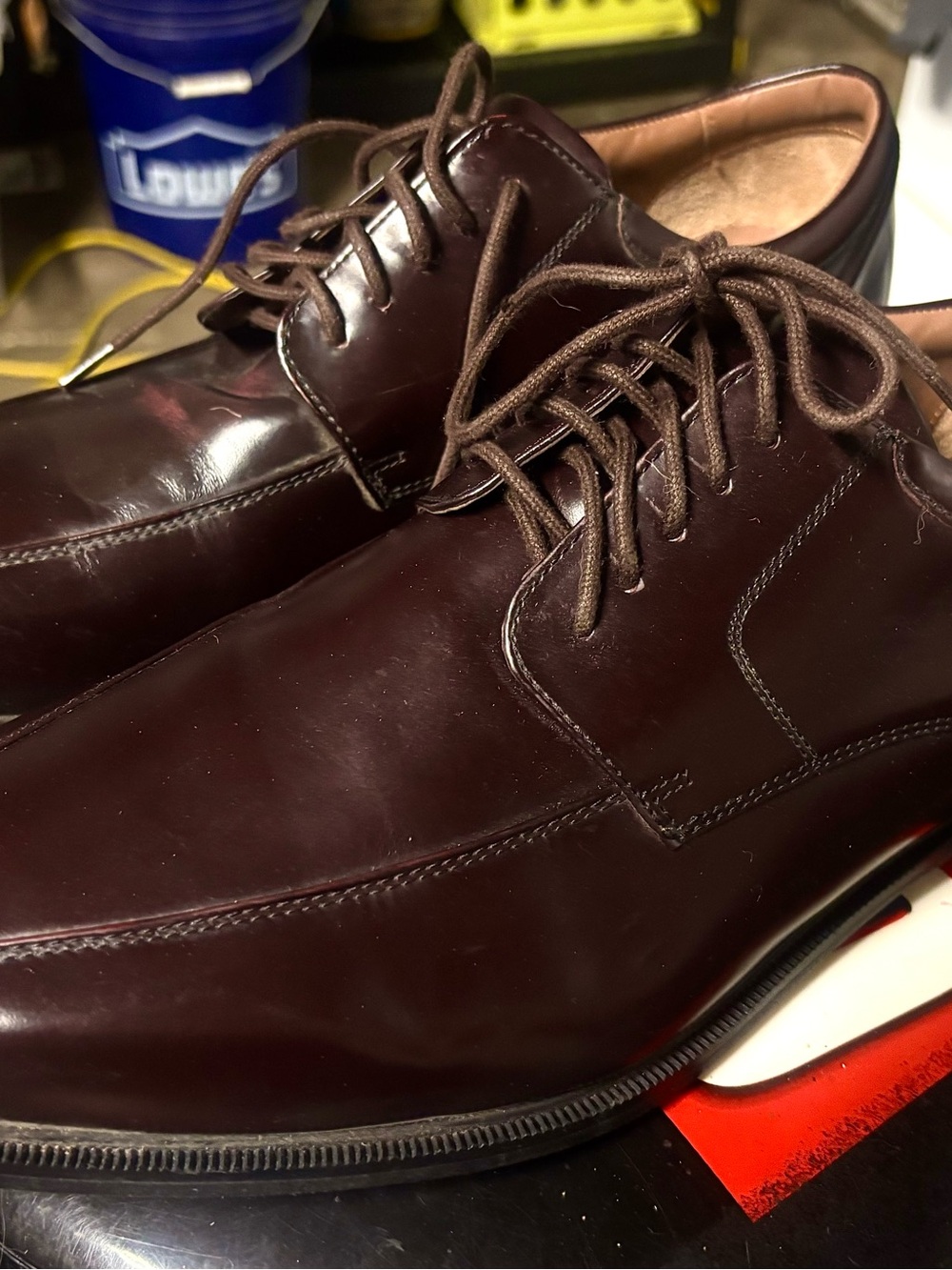 Rockport Men's Lace-Up Oxfords in Dark Brown